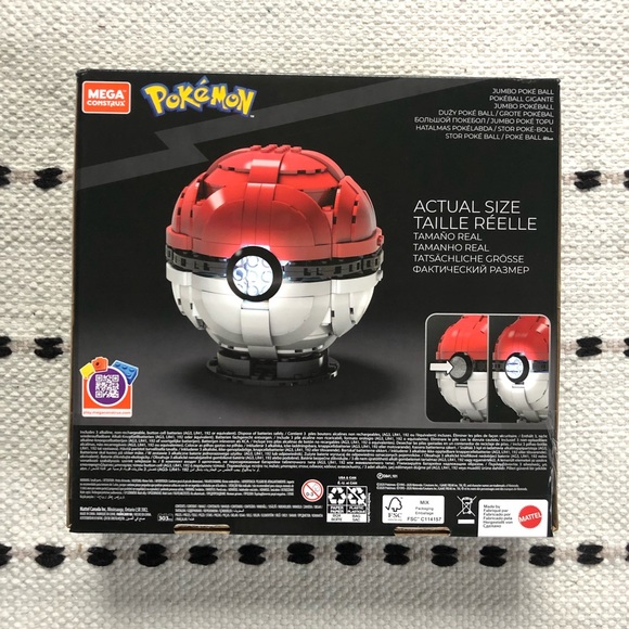 NWT Mega Construx Jumbo Poke Ball - Picture 2 of 2
